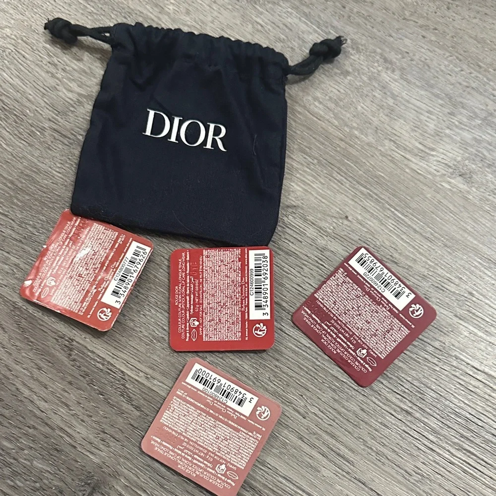 Dior Rouge Lipstick Collection with Pouch